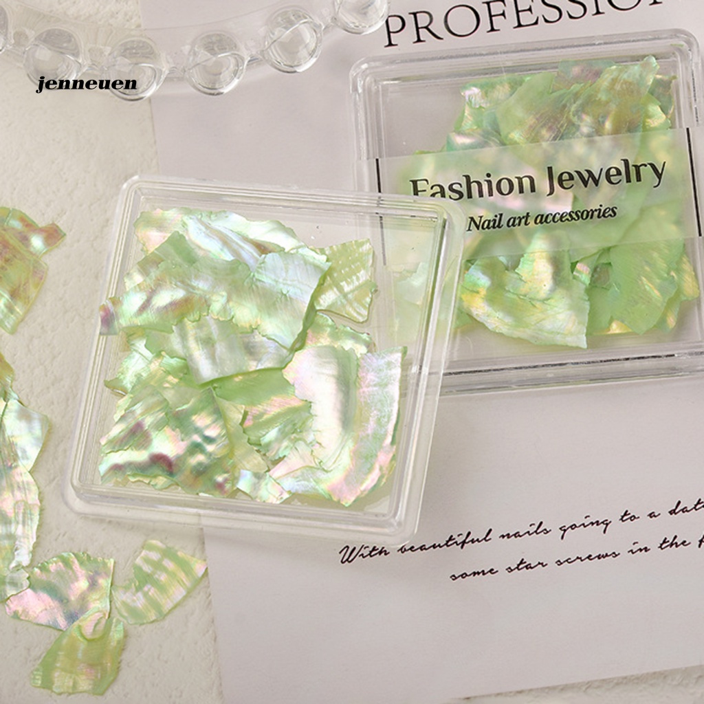 1 Hộp Phụ Kiện Trang Trí Móng Tay 3D Sáng Bóng Màu Sắc Tươi Sáng