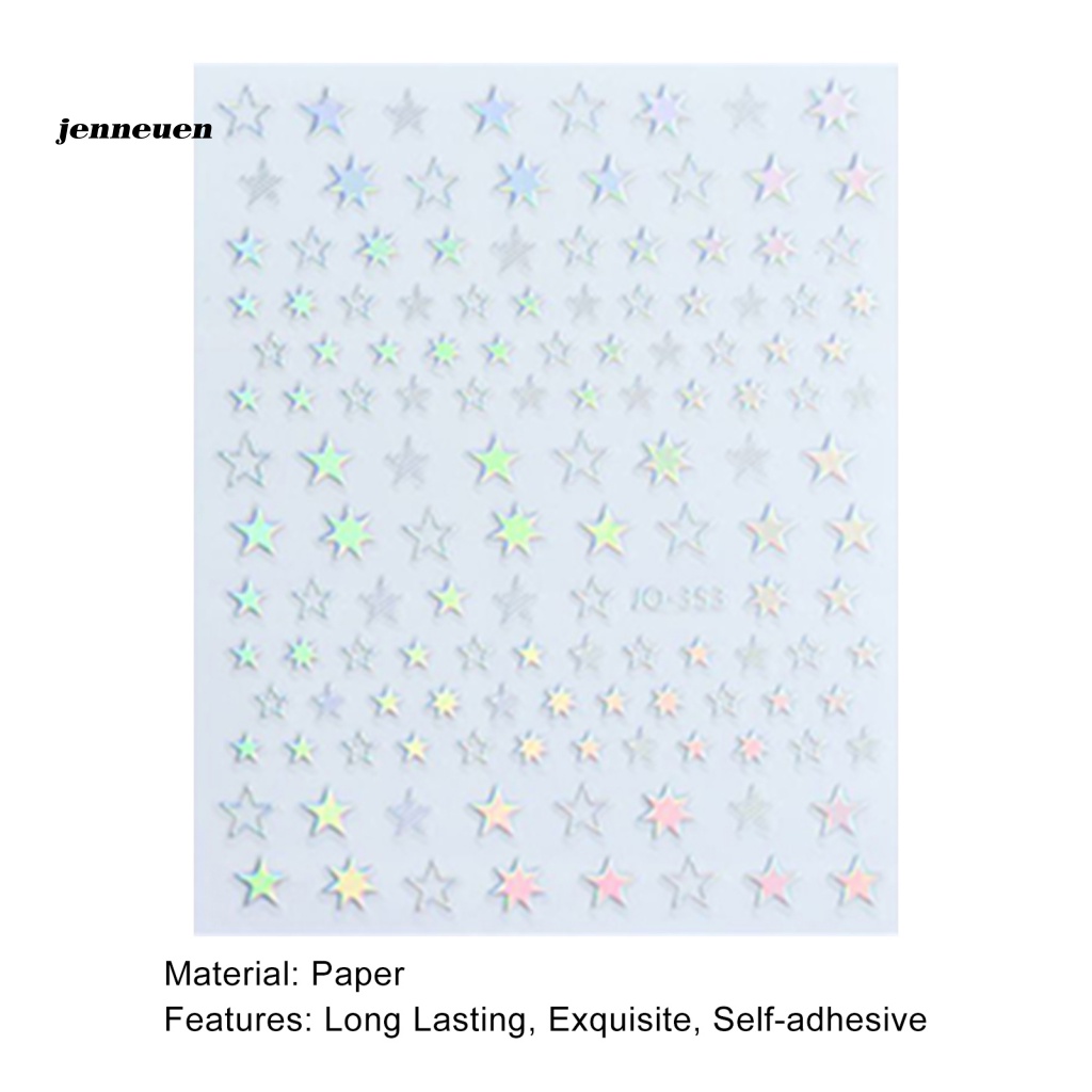 Miếng Dán Trang Trí Móng Tay 2D Siêu Mỏng DIY