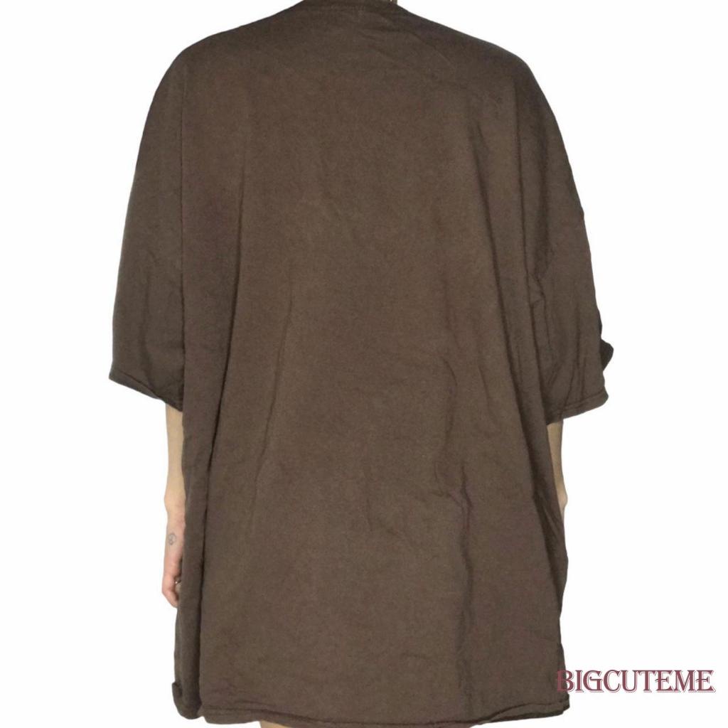 Áo Thun Tay Ngắn Dáng Rộng In Hình Đầu Lâu Cá Tính Phong Cách Vintage Cho Bạn Gái