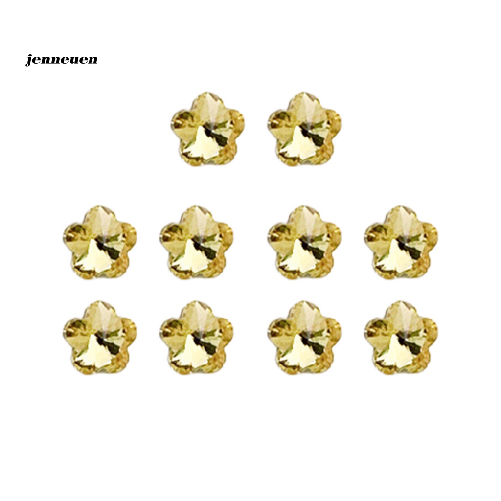 Set 10 Phụ Kiện Đính Đá Trang Trí Móng Tay Nghệ Thuật