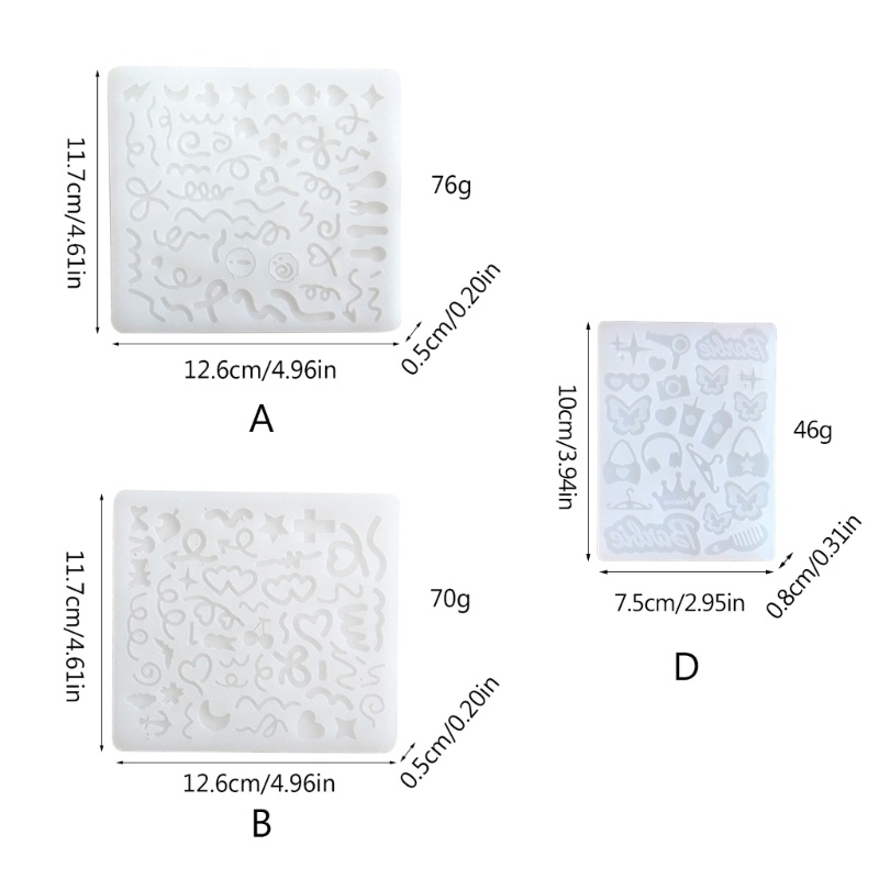 Zzz mẫu khác nhau khuôn nhựa cát lún bộ phận nhỏ khuôn khuôn silicon pha lê