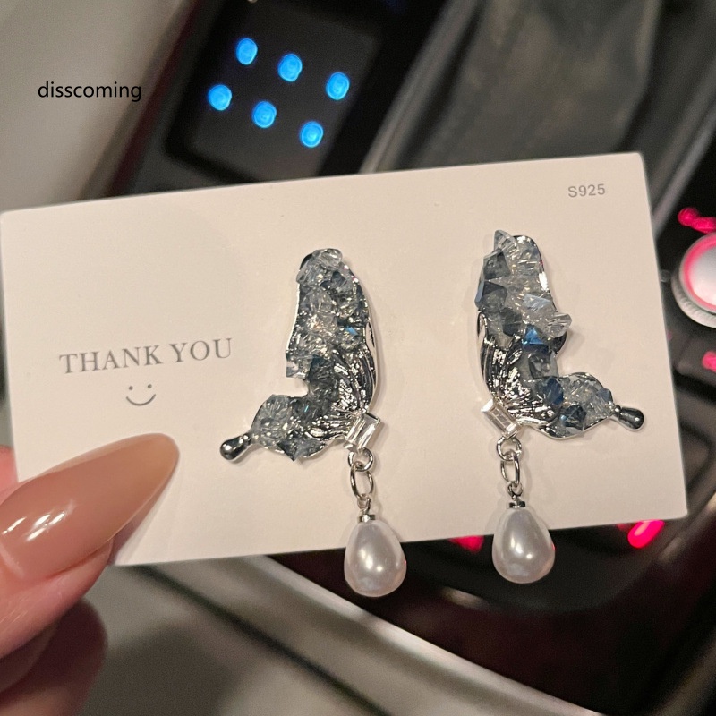 Áo Thun SL SL SL SL SL SL SL| Bông Tai Hình Giọt Nước Đính Ngọc Trai Và Pha Lê Lấp Lánh Thời Trang Cho Nữ