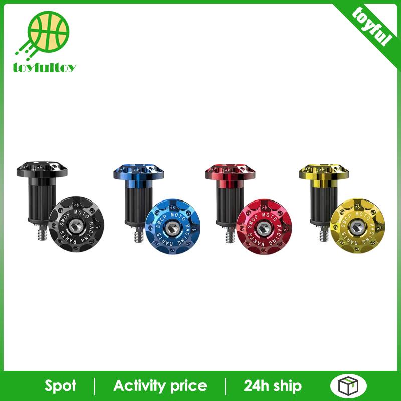 Set 2 Nút Gắn Tay Lái Xe Máy 7 / 8 inch Bằng Hợp Kim Nhôm
