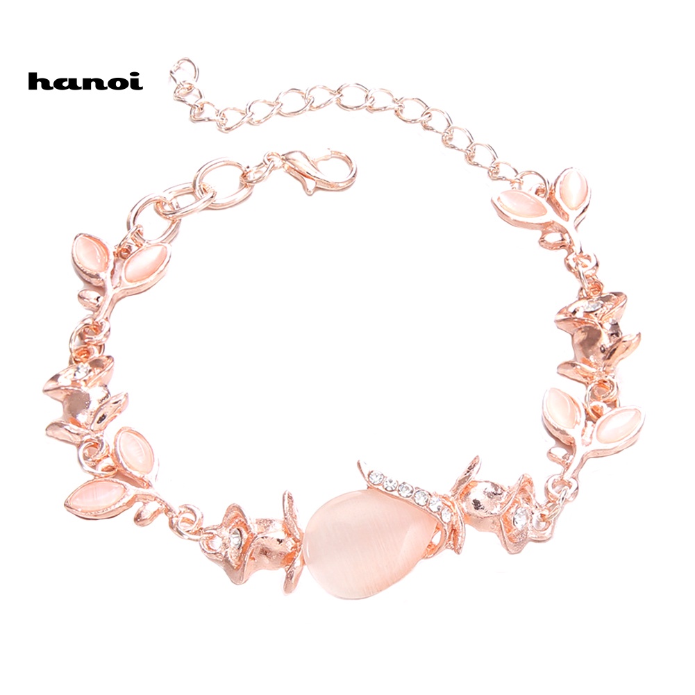 Vòng Tay Đính Đá Opal Nhân Tạo Thời Trang Cho Nữ