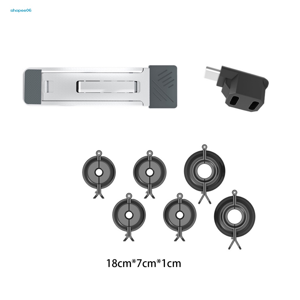 1 Bộ Nắp Đậy Bảo Vệ Cần Gạt Hơi Nước Bằng Nhựa Chống Trượt Có Giá Đỡ Lưng Cho Switch Lite