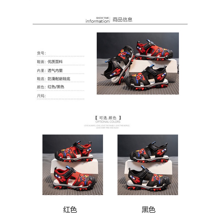 Sandal Đế Mềm Họa Tiết Hoạt Hình Thời Trang Mùa Hè 2023 Dành Cho Bé Trai