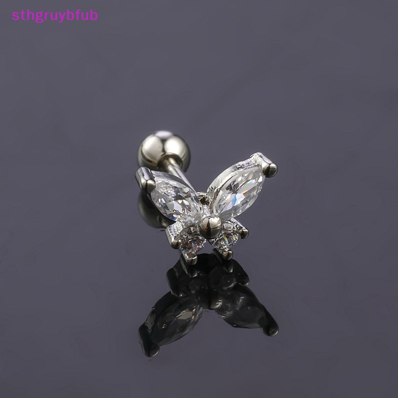 1 Khuyên Tai Hình Bướm Dạng Xoắn Ốc Cho Nữ