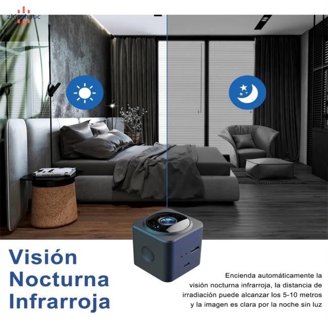 Camera An Ninh Không Dây Kết Nối Wifi Hd 1080p Có Tầm Nhìn Đêm