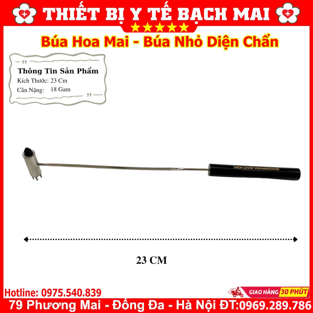 Dụng Cụ Diện Chẩn Búa Hoa Mai - Búa Nhỏ - Búa Gôm Gai