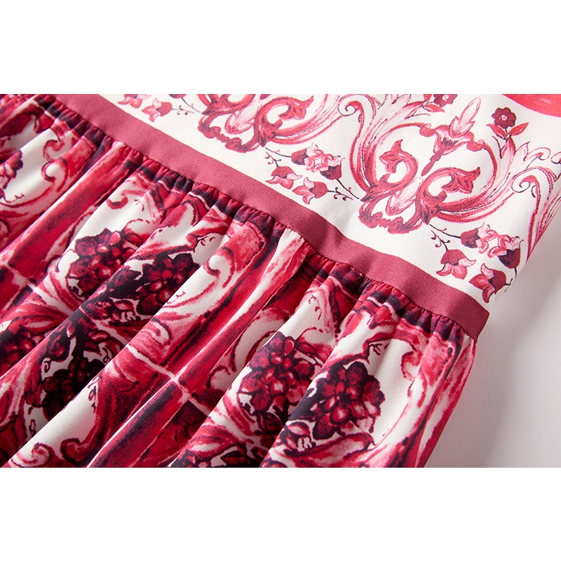 Đầm Maxi Phong Cách Retro 20237