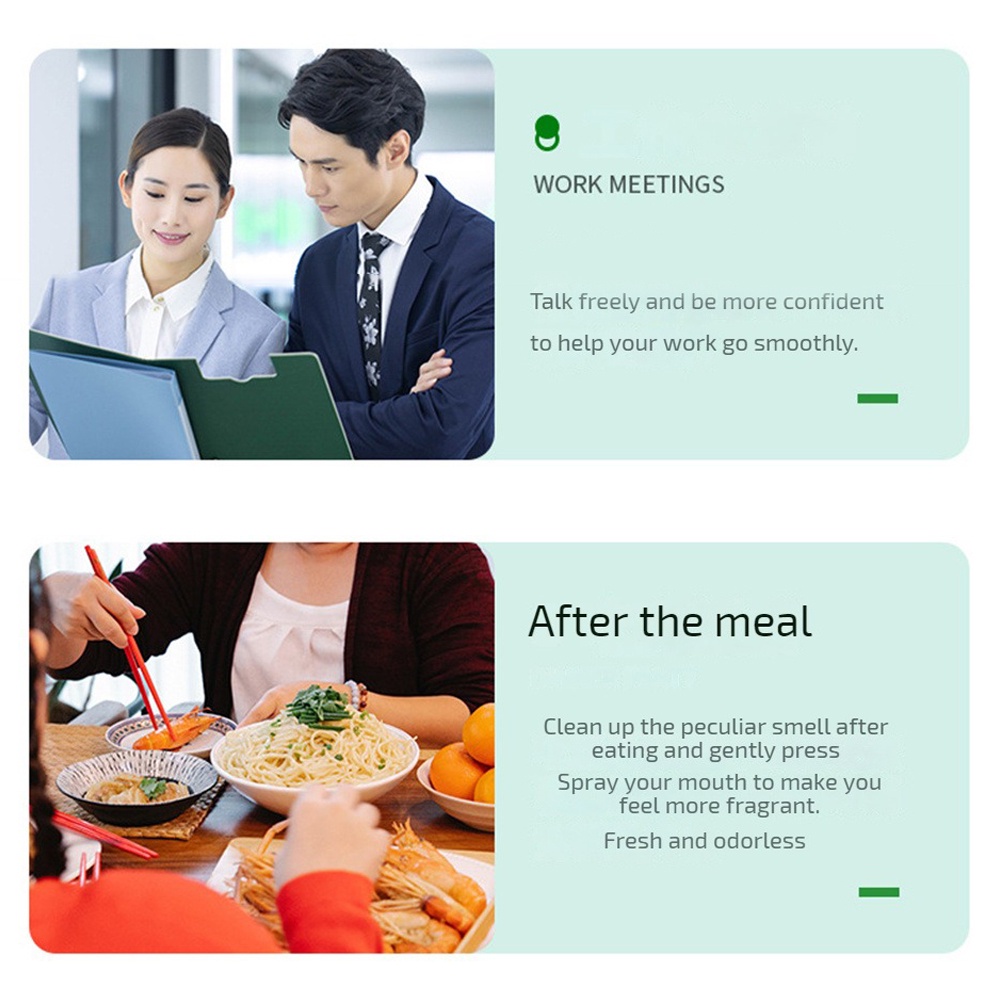 Xịt thơm miệng JULYSTAR loại bỏ hơi thở có mùi hương đào trắng/ bạc hà tươi mát dài lâu nhỏ gọn di động