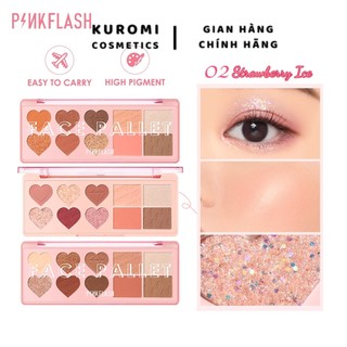 BẢNG PHẤN TRANG ĐIỂM MẮT TÍCH HỢP PHẤN BẮT SÁNG PINKFLASH LÌ BỀN, LÂU TRÔI CHỐNG NƯỚC, MÀU SẮC TRẺ TRUNG