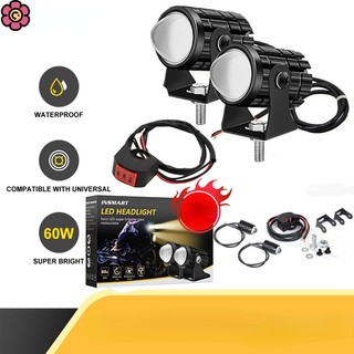 Đèn Trợ Sáng xe máy đèn trợ sáng bi cầu mini led xey mini chính hãng bi Cầu đèn pha bi cầu xe máy 2 Mầu cos vàng Pha Trắng yk