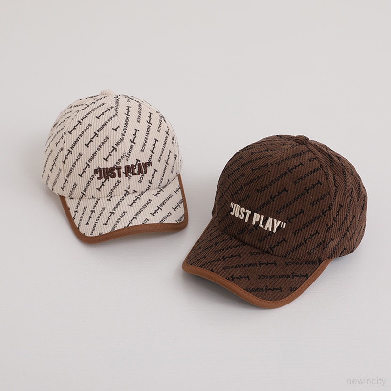 Mũ Lưỡi Trai Vải Nhung Họa Tiết Thêu Phong Cách Hàn Quốc Cho Bé