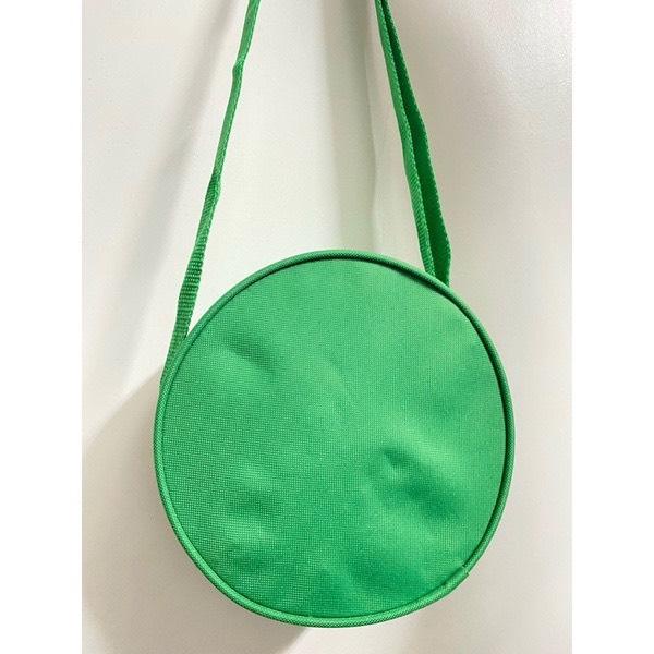 Túi đeo chéo tròn xanh lá Milo 2 Ngăn, Túi Đeo Trái Banh Hkm Milo 2 Ngăn Dành Cho Bé Mê Màu Xanh Lá, Thích Bóng Đá