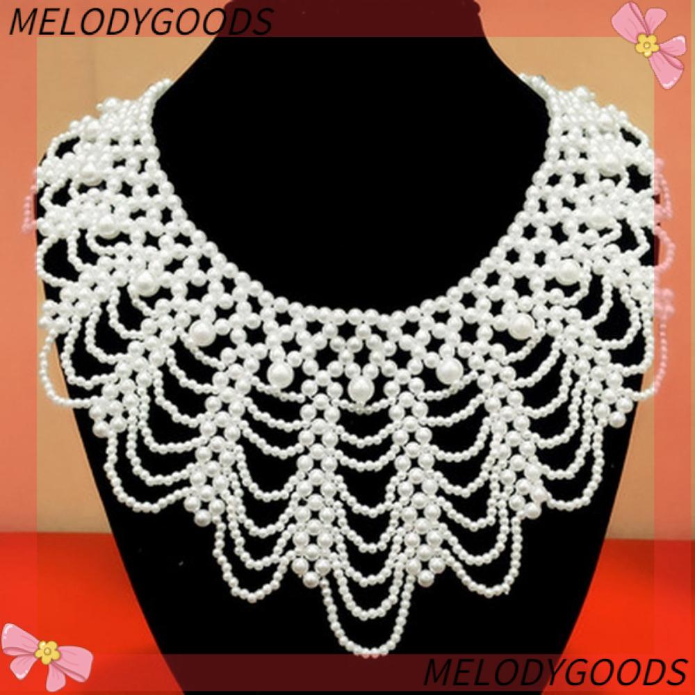 Cổ Áo Rời Phối Ren Có Thể Tháo Rời Cho Cô Dâu
