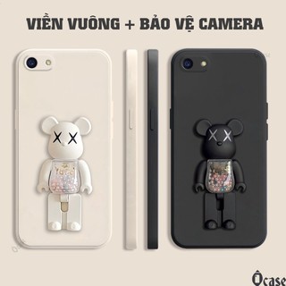 Ốp lưng Oppo A39 A71/ NEO 9s mô hình gấu kiêm giá đỡ tiện dụng