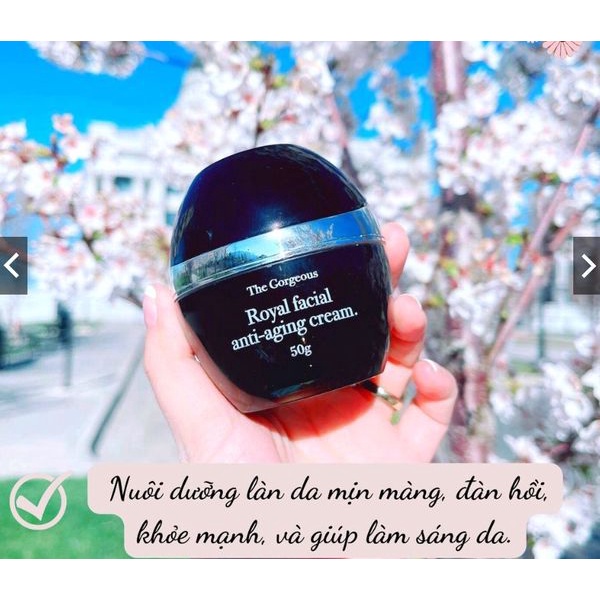 Combo 2 hộp Kem cừu ngày - đêm Múi Xù Gorgeous dưỡng ẩm chống lão hóa - dưỡng trắng da.