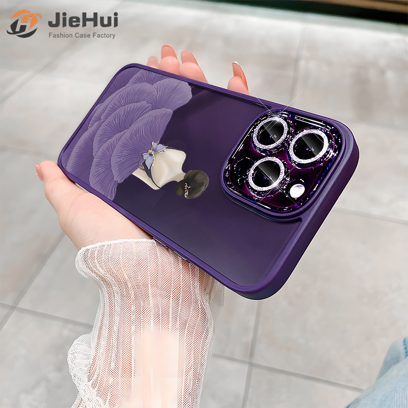 Ốp Điện Thoại Đính Kim Cương Lấp Lánh ZY101 Cho iPhone 14 13 12 11 Pro Max Plus ZY102