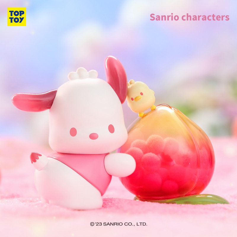 ★Đồ Chơi HGTOYS HGTOYS★   Búp Bê Hình Quả Đào sanrio Vital Series Quả Đào Trang Trí Hợp Thời Trang Làm Quà Tặng