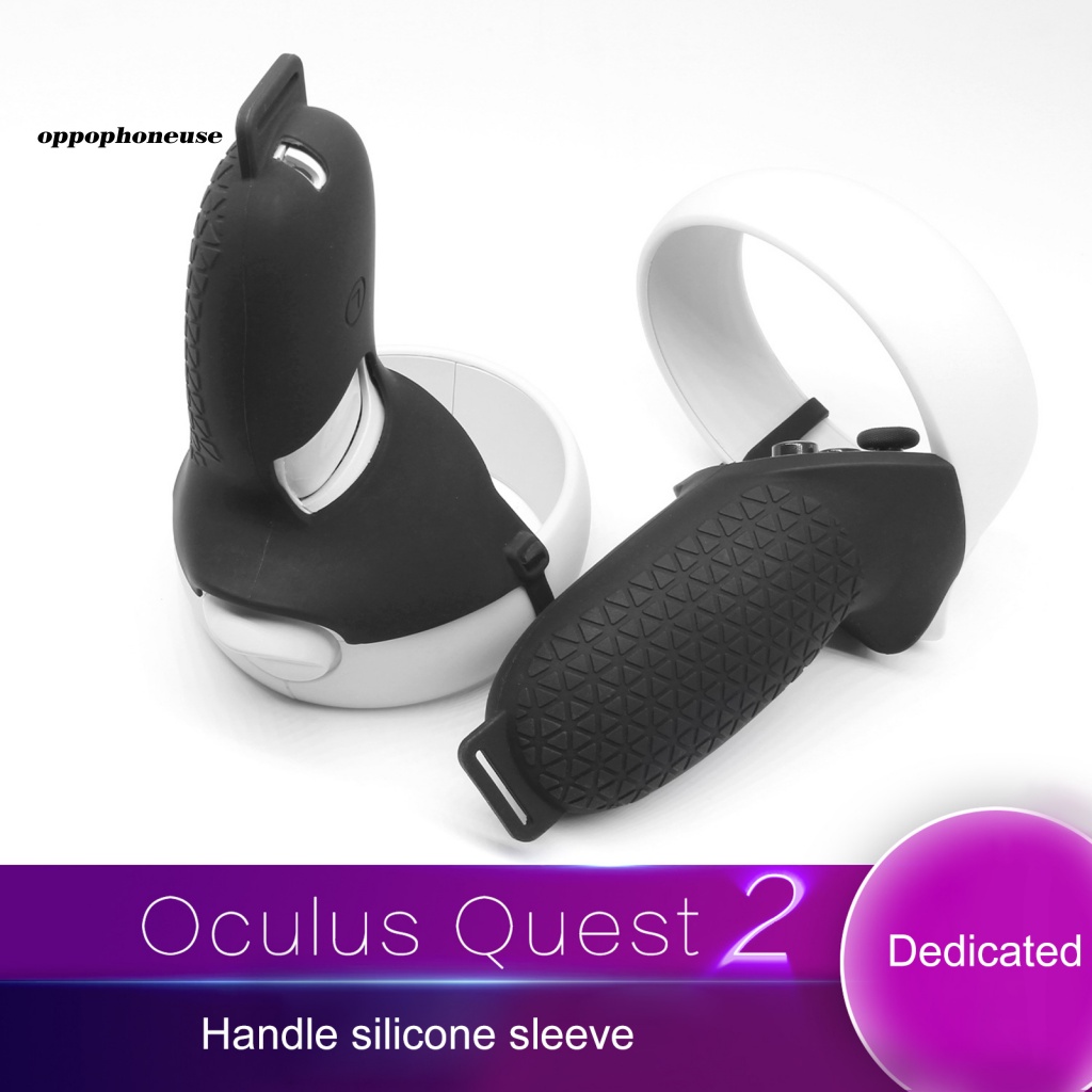 OPPO 1 Cặp Tay Cầm Bằng Silicon Bảo Vệ Cho Kính Thực Tế Ảo Oculus Quest 2 VR