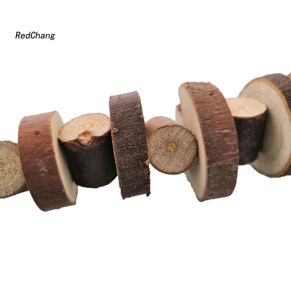 Đồ Chơi Nhai Gặm Bằng Gỗ Treo Lồng Chim Vẹt / Chuột Hamster
