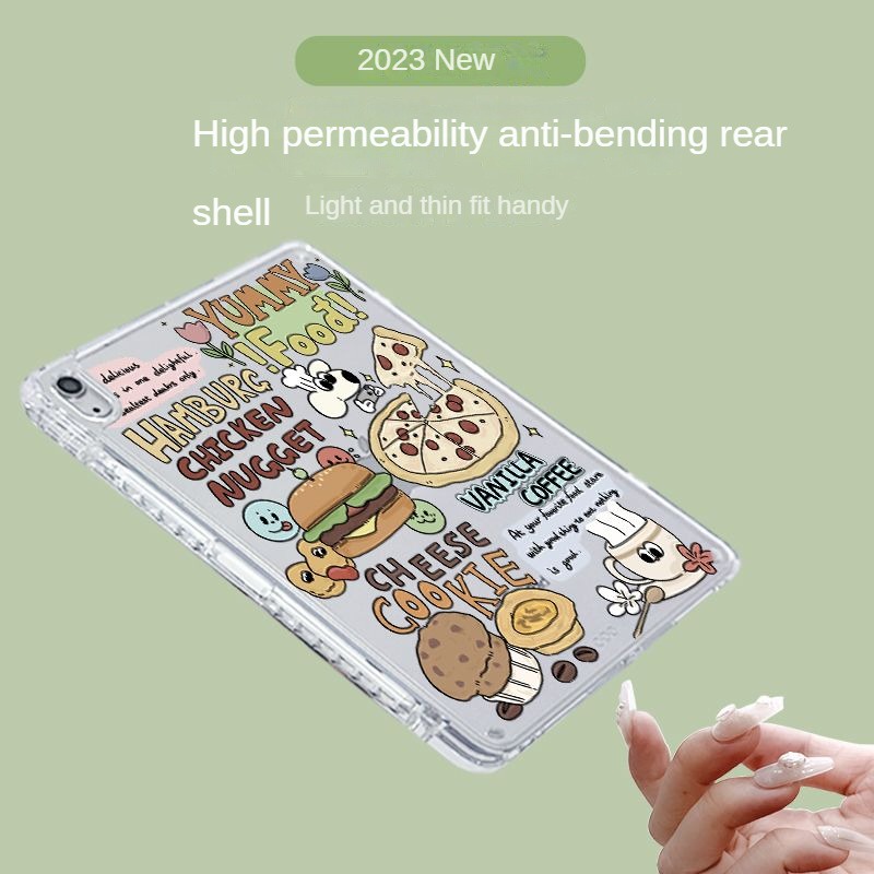 Ốp Máy Tính Bảng Tpu Gập Gọn Chống Rơi iPad Air 4 10.9 2021 Pro 11 10 2022 10.9 gen9 / 8 / 7 Gen 10.2 iPad gen5 / 6 / Air1 / 2 9.7 6 mini4 5 iPad