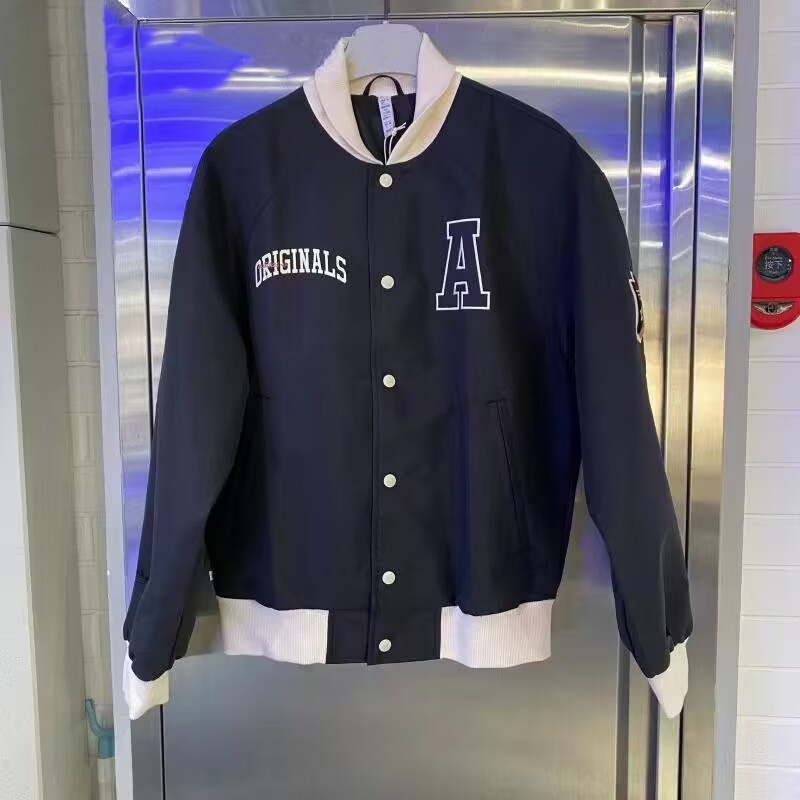 Áo Khoác Thể Thao Cổ Đứng Thêu Logo Adidas Thời Trang Cho Cặp Đôi