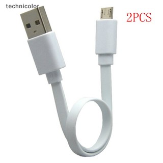 Giảm giá 2x 20cm dây cáp sạc dữ liệu micro usb siêu ngắn cửa hàng điện thoại di động