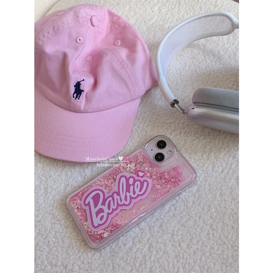 Ốp Điện Thoại Kim Tuyến Nước Chống Rơi Hình Búp Bê Barbie Cho Iphone 14promax 13 11 14pro 13pro 14