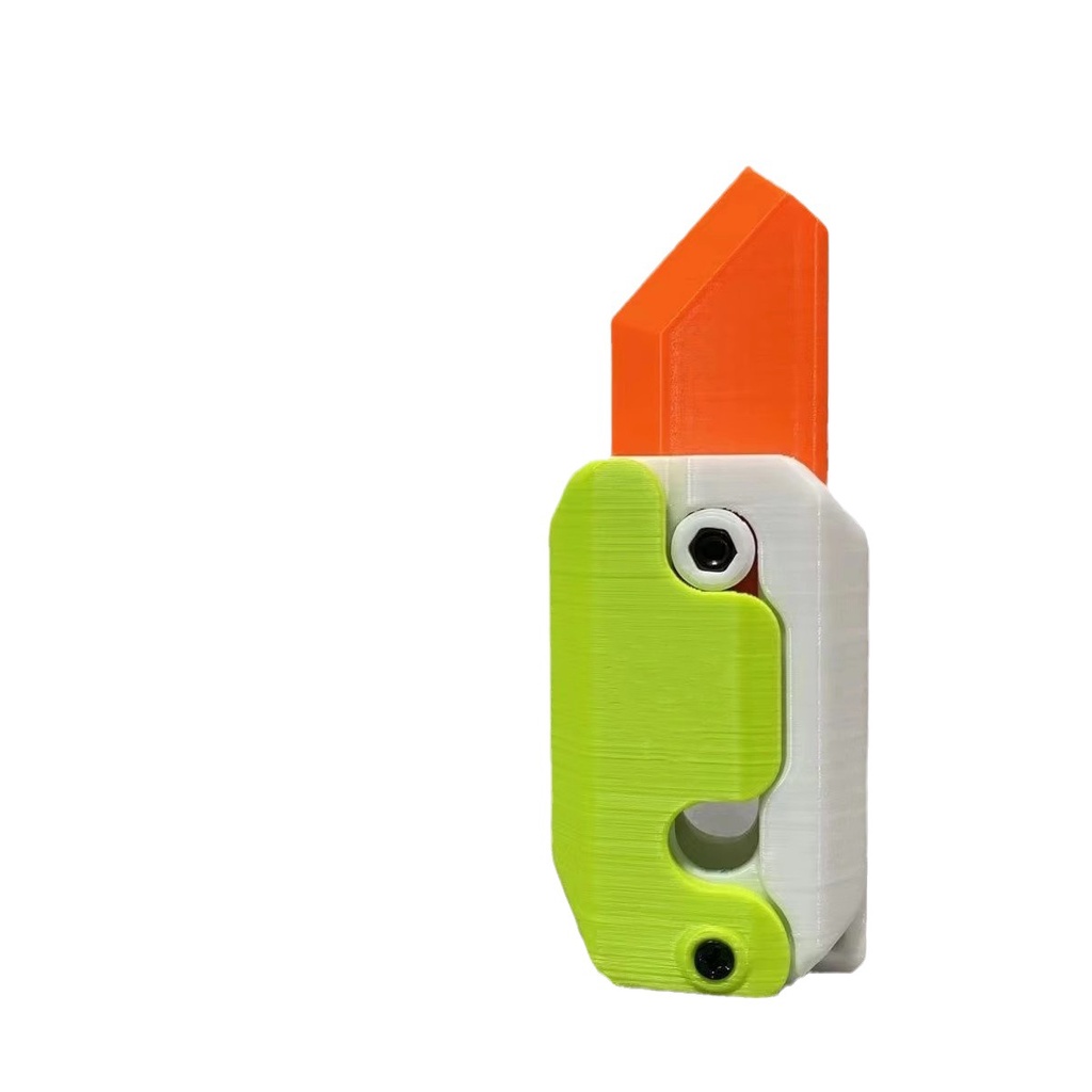 Thẻ Đồ Chơi Giảm Trọng Lực Hình Cà Rốt Dao In 3D Dễ Thương