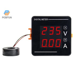 Đồng hồ đo điện áp kỹ thuật số pcbfun ac50-500v 1-120a