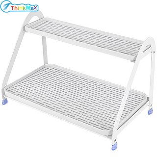 Kệ phơi 2 tầng Tiết kiệm không gian đa chức năng Dụng cụ sắp xếp lưu trữ nhà bếp cho bát chai Cốc cốc