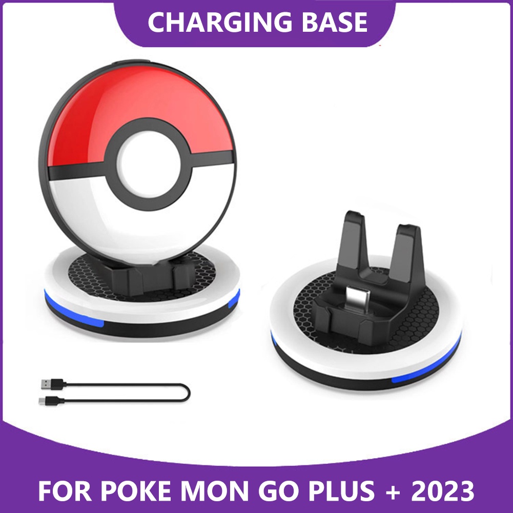 Đối với pokemon go plus + bộ chuyển đổi bộ sạc usb type-c đế sạc poke ball game console phụ kiện sạc