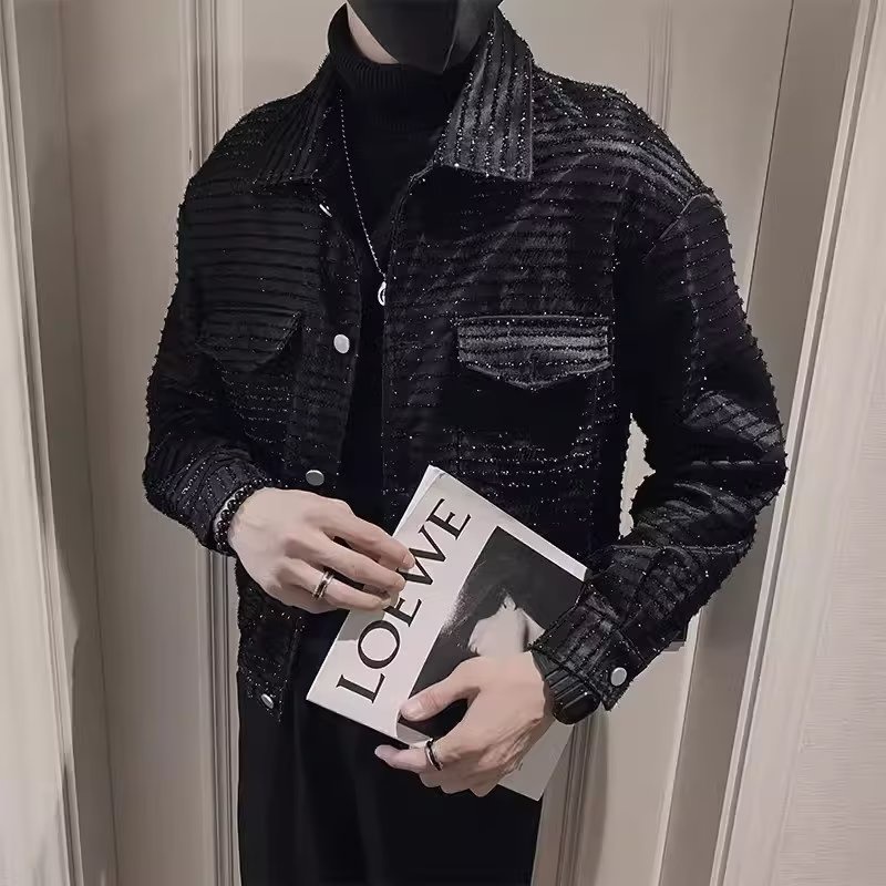 2023 Fashion Áo Khoác Bóng Chày Nam Phong Cách Hàn Quốc Thời Trang áo khoác dày lớp kép Thu Đông Cho Nam simple áo khoác bomber bigsize áo khoác nam đẹp from rộng áo khoác jacket nam