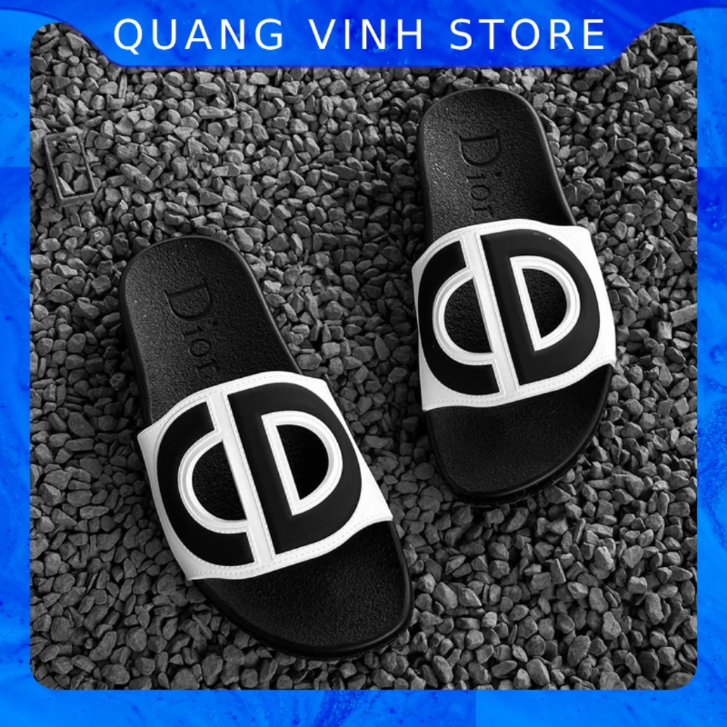 Dép quai ngang Lê Nam D.I.O.R CD Hàng Mới Nhất - Dép Quai Ngang Nam CD đế đúc chắc chăn, êm chân hot trend 2023