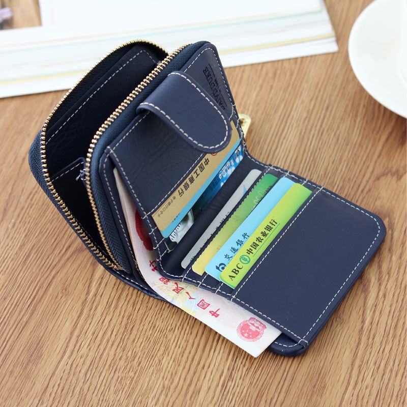 Ví Da Gấp Dáng Ngắn In Hình winnie the pooh Dễ Thương Đa Năng Thời Trang Cho Nữ