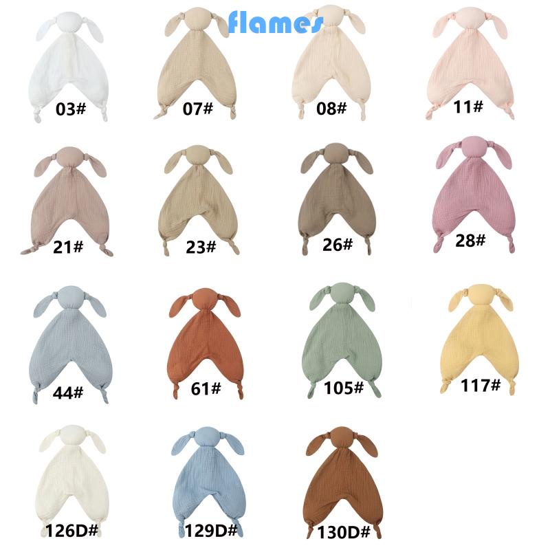 Un * đồ chơi sang trọng cho bé bông mềm muslin xoa dịu khăn cho trẻ sơ sinh ngủ búp bê ôm