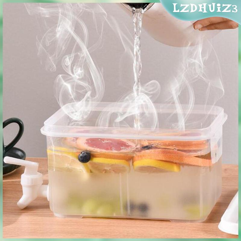 Tủ lạnh máy phân phối đồ uống đồ uống lạnh máy phân phối nước trái cây đám cưới thu thập nước ấm đun nước lạnh có vòi cho cắm trại bbq tại nhà