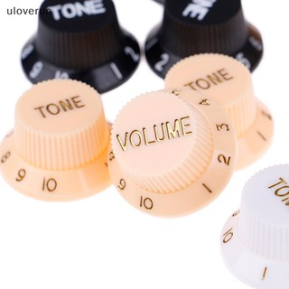 Uloverun guitars strat knob 1-volume 2-tone control knobs for guitar vn
