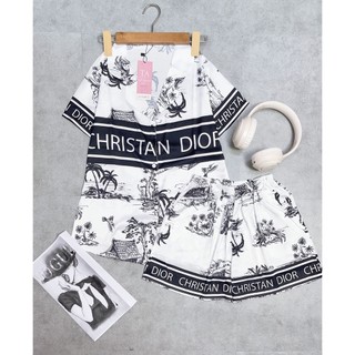 (Chubby Bigsize) Bộ Pijama Lụa đùi Bigsize 50-95kg BD04
