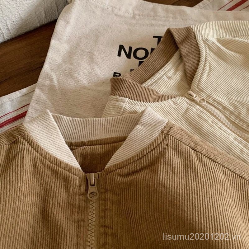 Áo Khoác Bóng Chày Chất Nhung Phong Cách Hàn Quốc Thời Trang Xuân Thu Xinh Xắn Cho Bé