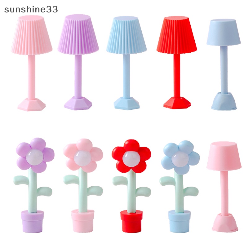 Su 1:12 nhà búp bê đèn led thu nhỏ đèn ngủ đèn sàn mini đèn bàn trang chủ mô hình trang trí đồ chơi đồ chơi nhà búp bê phụ kiện n