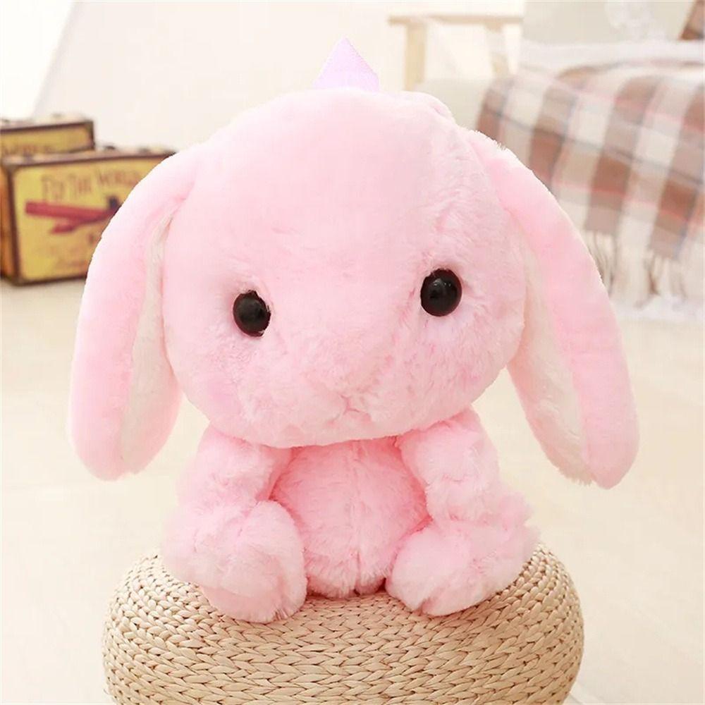 Mmluck rabbit plush bag, long ear plush toy bunny backpack, kawaii backpack messenger túi mềm ví tiền xu nhồi bông quà tặng cô gái