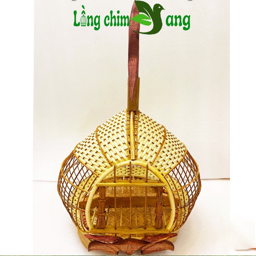 Lồng cu gáy LOVE CHIM, Lồng chim cu gáy quả đào đẹp cao cấp