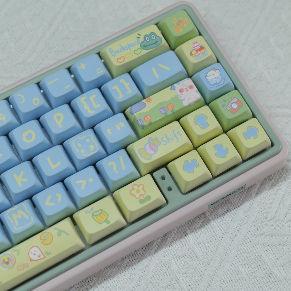 Picnic keycaps xda hồ sơ phim hoạt hình pbt thuốc nhuộm bàn phím cơ phụ keycap