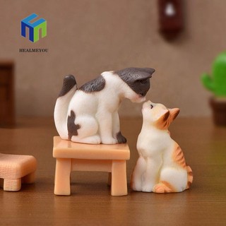 Mô hình trang trí chú mèo mini bằng nhựa resin thủ công cho nhà búp bê