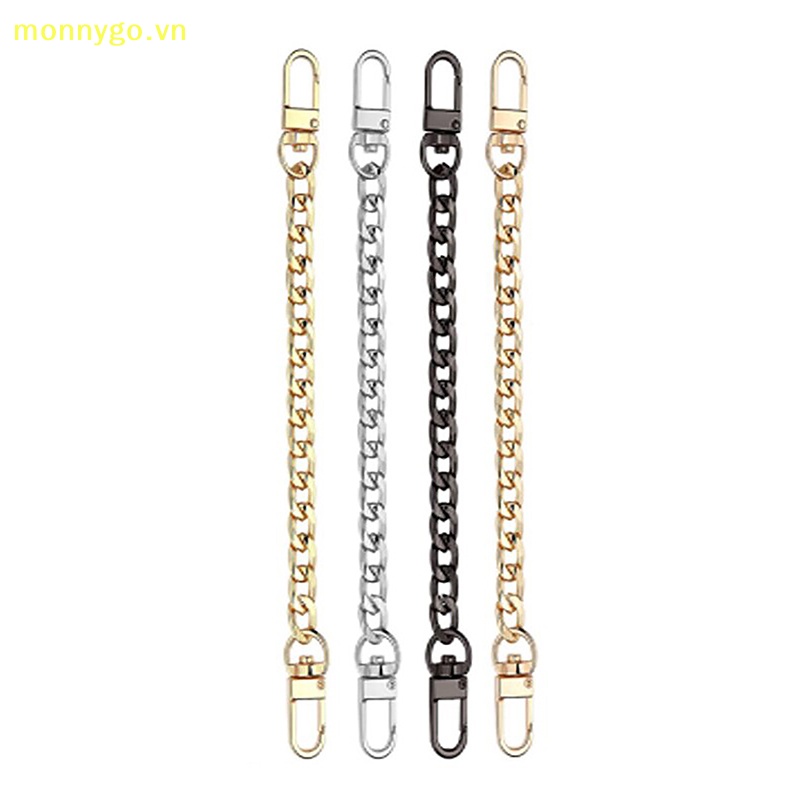 Monnygo Dây Xích Nối Dài 20cm Bằng Kim Loại Màu Vàng / Bạc / Đen Cho Túi Xách vn