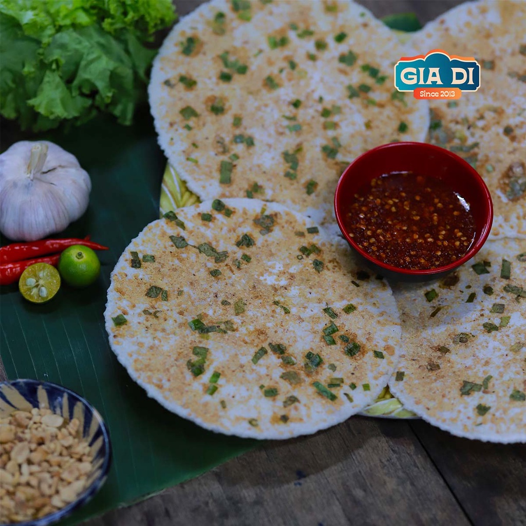 Bánh Ép Huế, Bánh Ép Khô Huế, Bánh Ép Gia Di, vị Đậu phộng Gói 5 cái