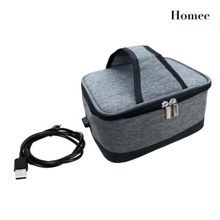 Hâm nóng thức ăn, hộp cơm hâm nóng, hộp đựng usb có dây kéo túi cách nhiệt điện